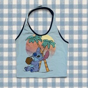 Disney Blue Stitch halter top